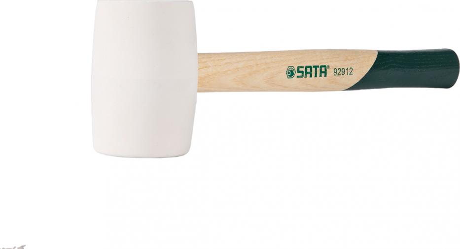 Búa đầu cao su cán gỗ 450g/1pound sata 92912