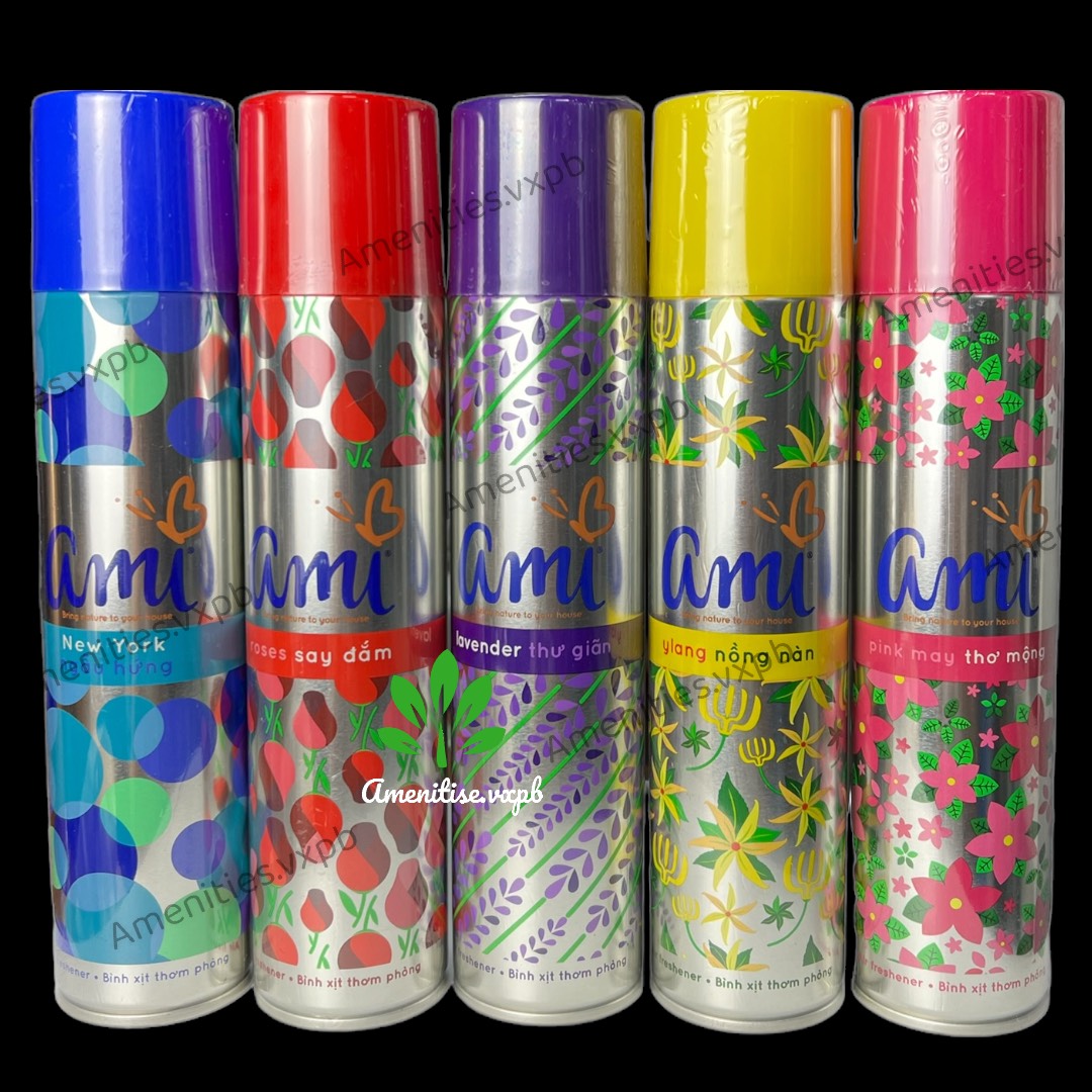 Xịt phòng Ami 280ml các mùi