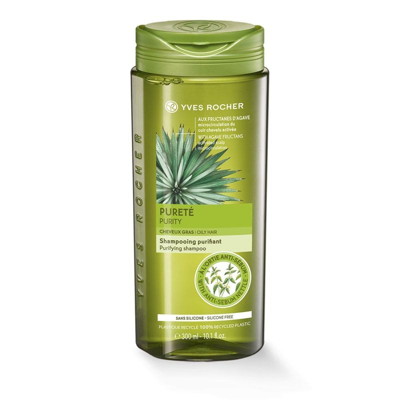 _dầu gội cho tóc dầu yves rocher 300ml giảm bết tóc