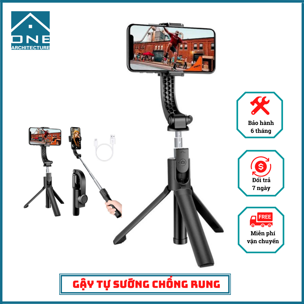 [FREESHIP]Gậy chụp ảnh 3 chân chống rung H5 có remote bluetooth, chết độ xoay nghang dọc, tripod điện thoại selfie, quay video chuyển động, youtube, tiktok A.one Shop