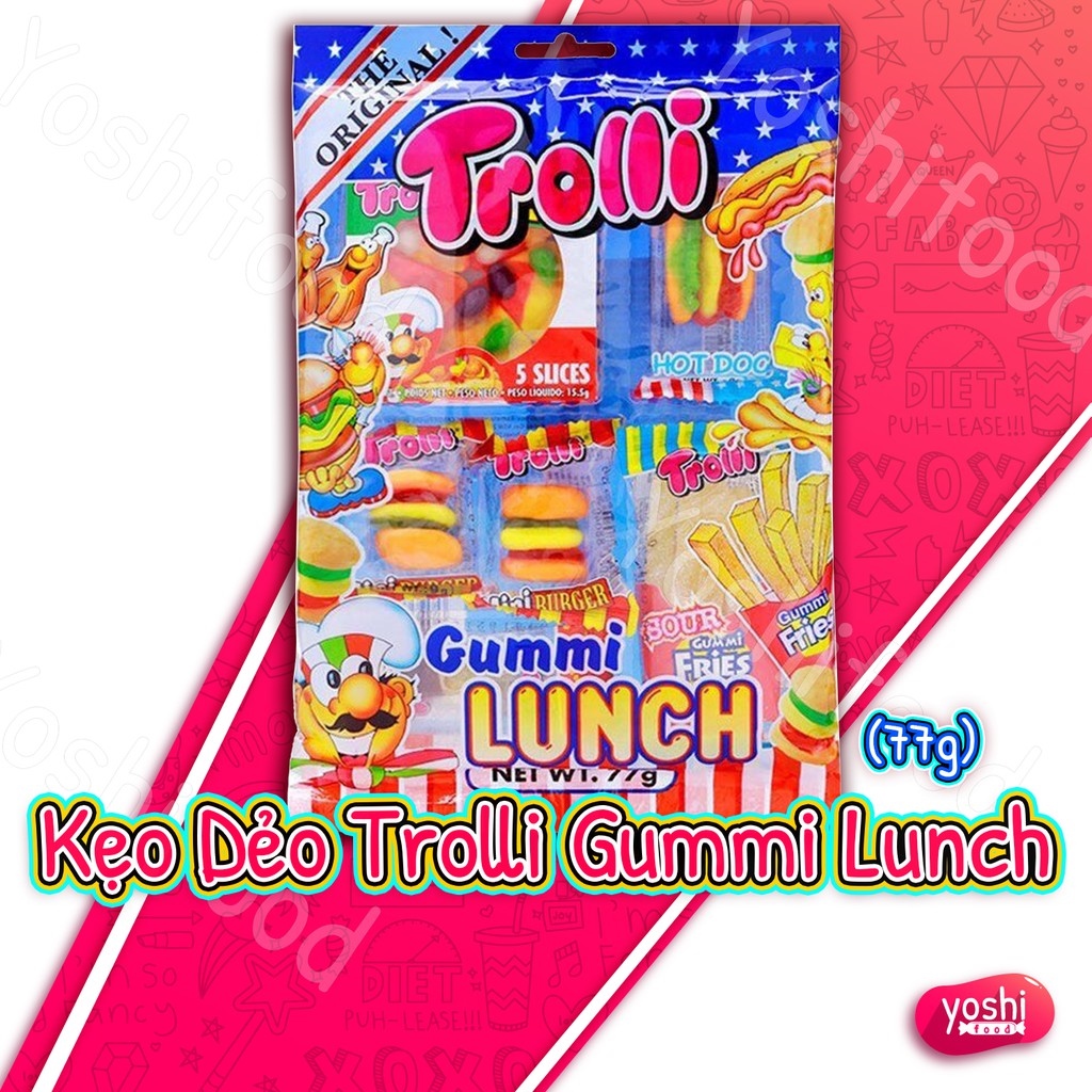 Kẹo Dẻo Trolli Gummi Lunch HOT SALE