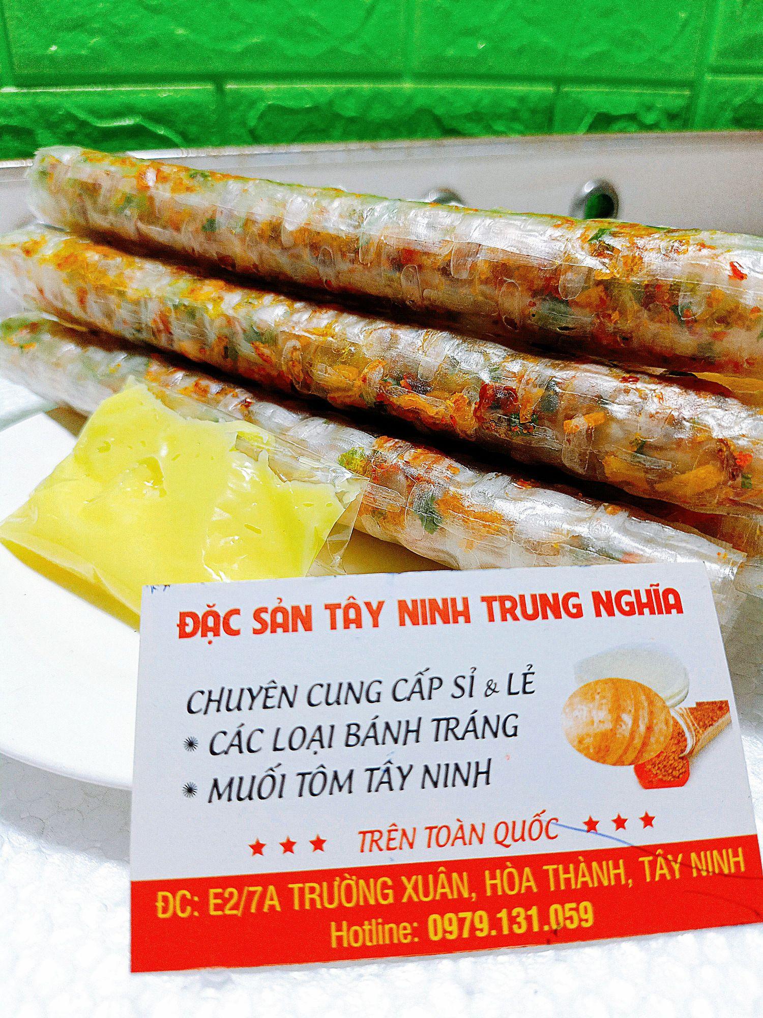 Bánh tráng thập cẩm cuộn bơ trung nghĩa