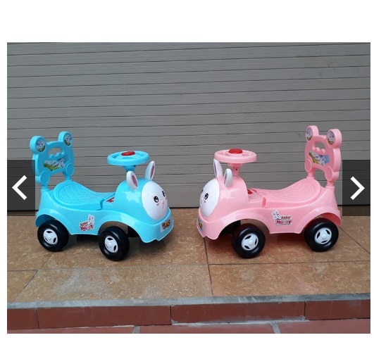 Xe bơi chòi chân cho bé mẫu mới 2020 (xe bơi lắc có nhạc còi + tựa lưng + thùng chứa đồ)