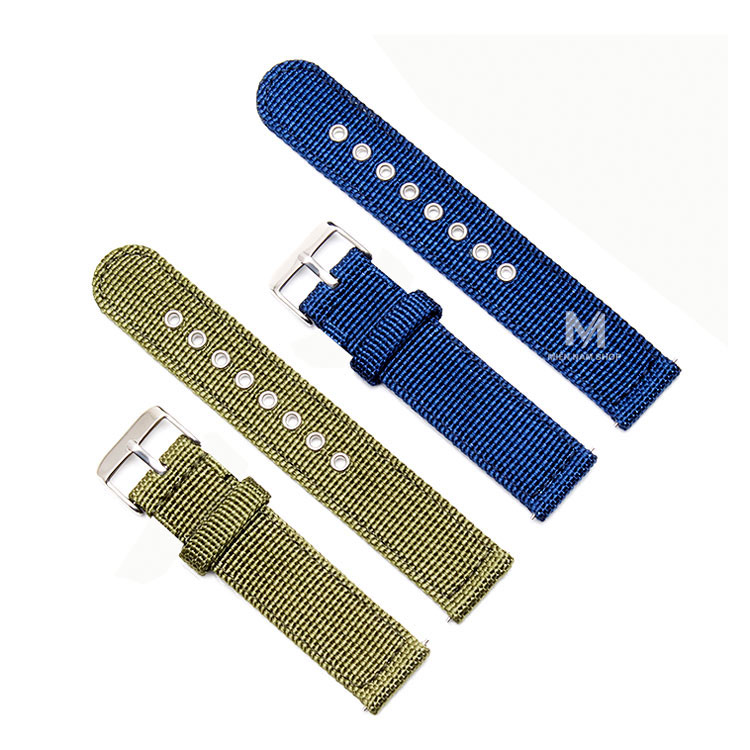 Dây đồng hồ vải NATO thời trang size 20 mm (nhiều màu) MNS003