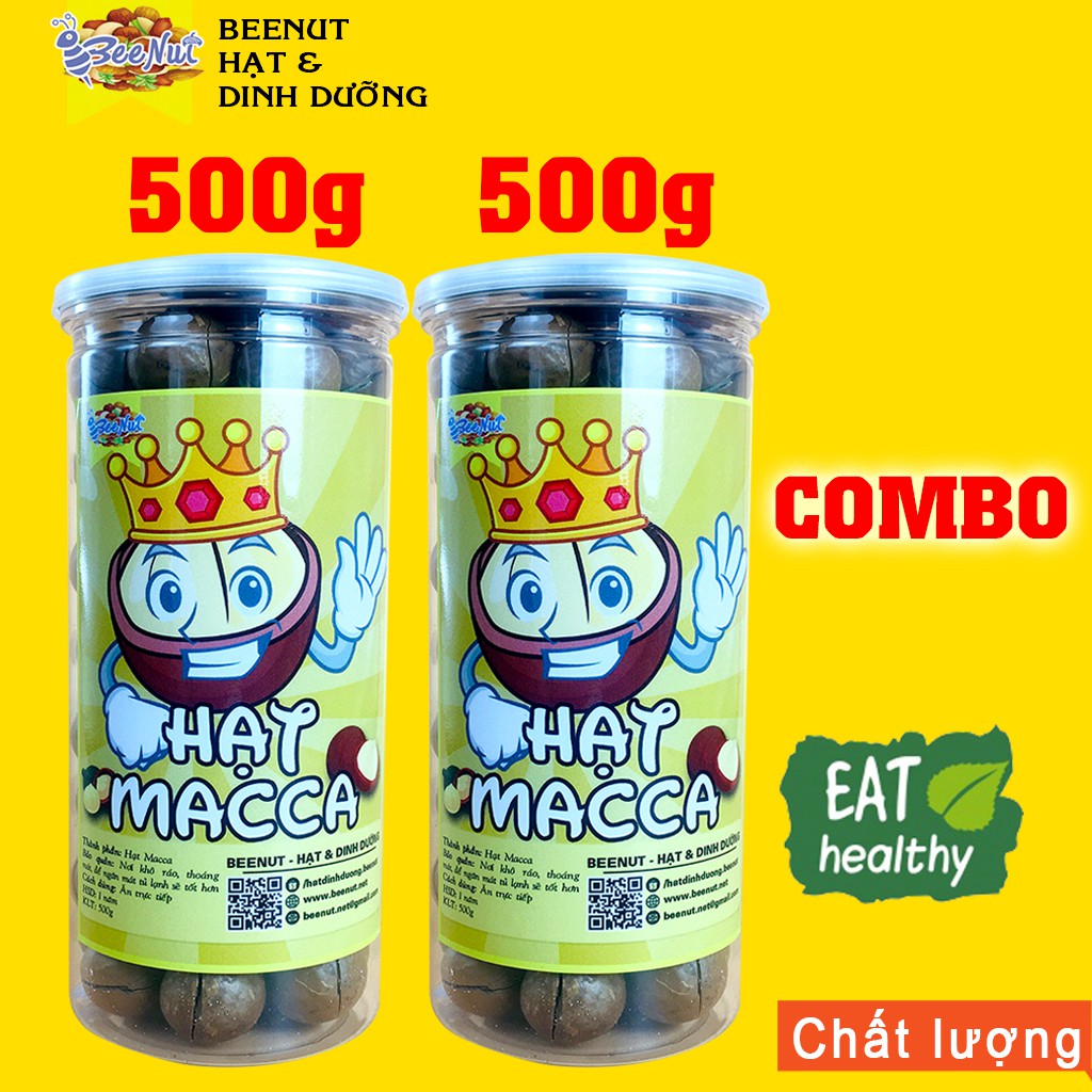 Hạt macca úc nứt vỏ hạt to, đều hạt dinh dưỡng beenut