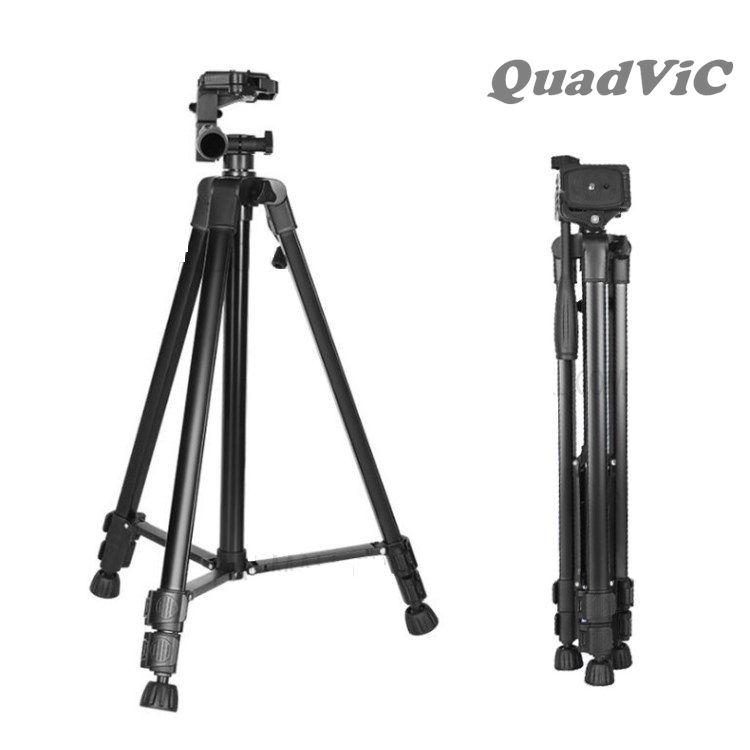 [HCM]Combo Chân máy ảnh quay phim DSRL Tripod 3366 + Đầu kẹp điện thoại Selfie N122