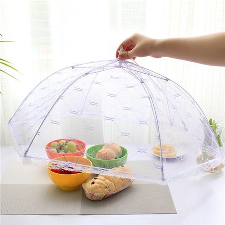 Lồng bàn lưới đậy thức ăn gấp gọn