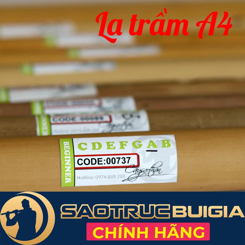 Sáo trúc La trầm (A4)  - Sáo trúc Bùi Gia Beginner - Cho người mới tập chơi - Tặng tài liệu học cơ bản