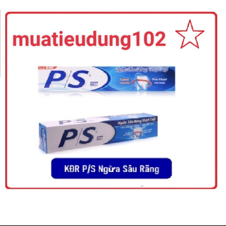 Kem đánh răng p/s bảo vệ 123 cho răng chắc khỏe 180g - 190g