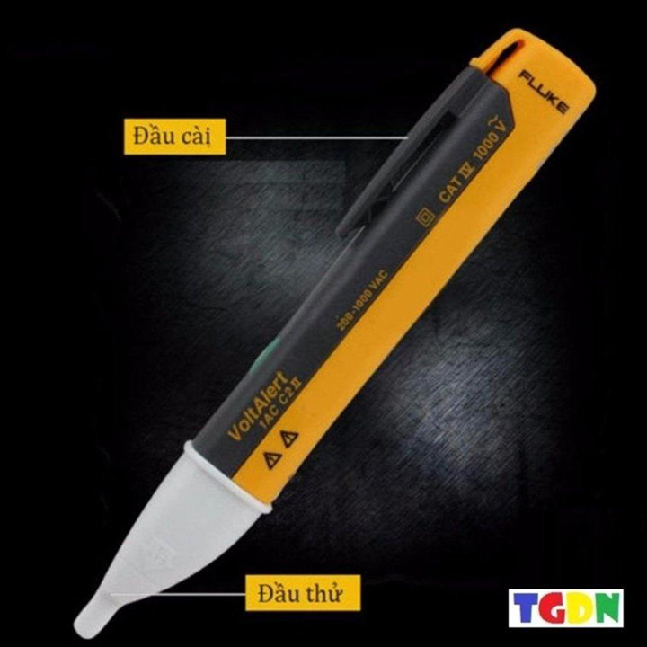 [HCM]Bút thử điện cảm ứng thông minh SUNHA phát ra âm thanh cảnh báo và đèn báo hiệu nhấp nháy khi ta để đầu bút thử cách dòng điện từ 1-2 cm TOPHA239