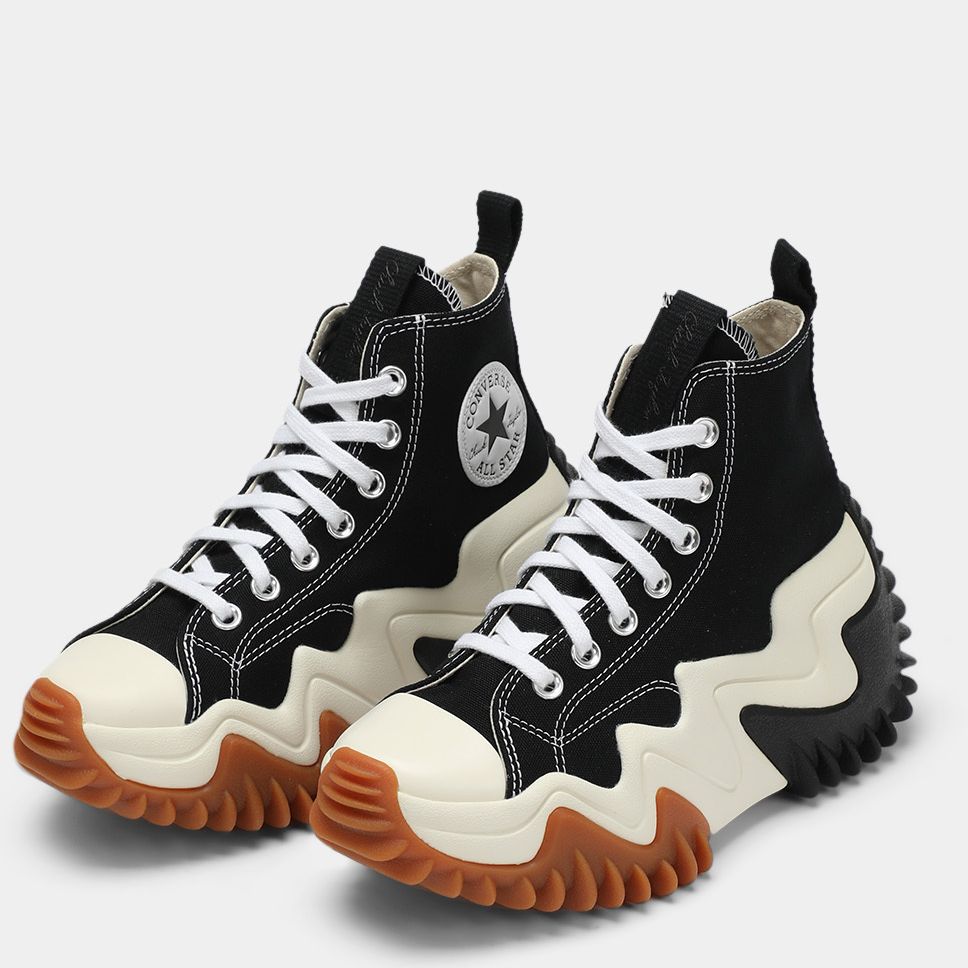 Giày Sneaker Convesre 1970s run motion high black ( Cv run motion cao cổ màu đen)