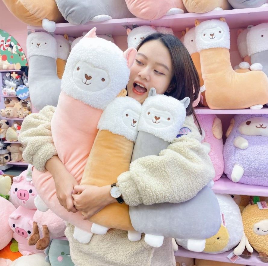 Gấu bông Lạc đà mặt trắng