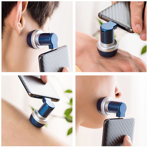 MÁY CẠO RÂU MINI CÓ CỔNG MICRO + USB GẮN VÀO ĐIỆN THOẠI TIỆN DỤNG