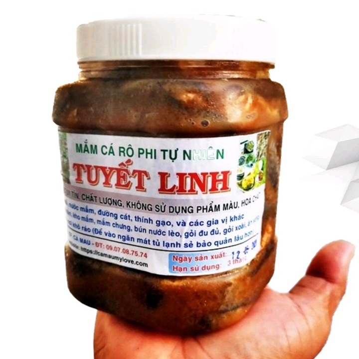 Mắm cá rô phi Tuyết Linh keo 900g thơm ngon khó cưỡng, đậm đà hương vị đồng quê, giá cả phải chăng