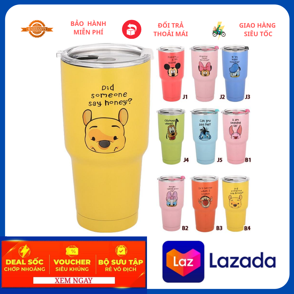 Ly Giữ Nhiệt  Thái Lan 900ML Có Nắp Chống Tràn. Bình Giữ Nhiệt Thái Lan .Cốc Giữ Nhiệt Chống Tràn TẶNG KÈM 1 Túi +2 ống Hút +1 Dụng Cụ Cọ Rửa (GIAO MẪU NGẪU NHIÊN)