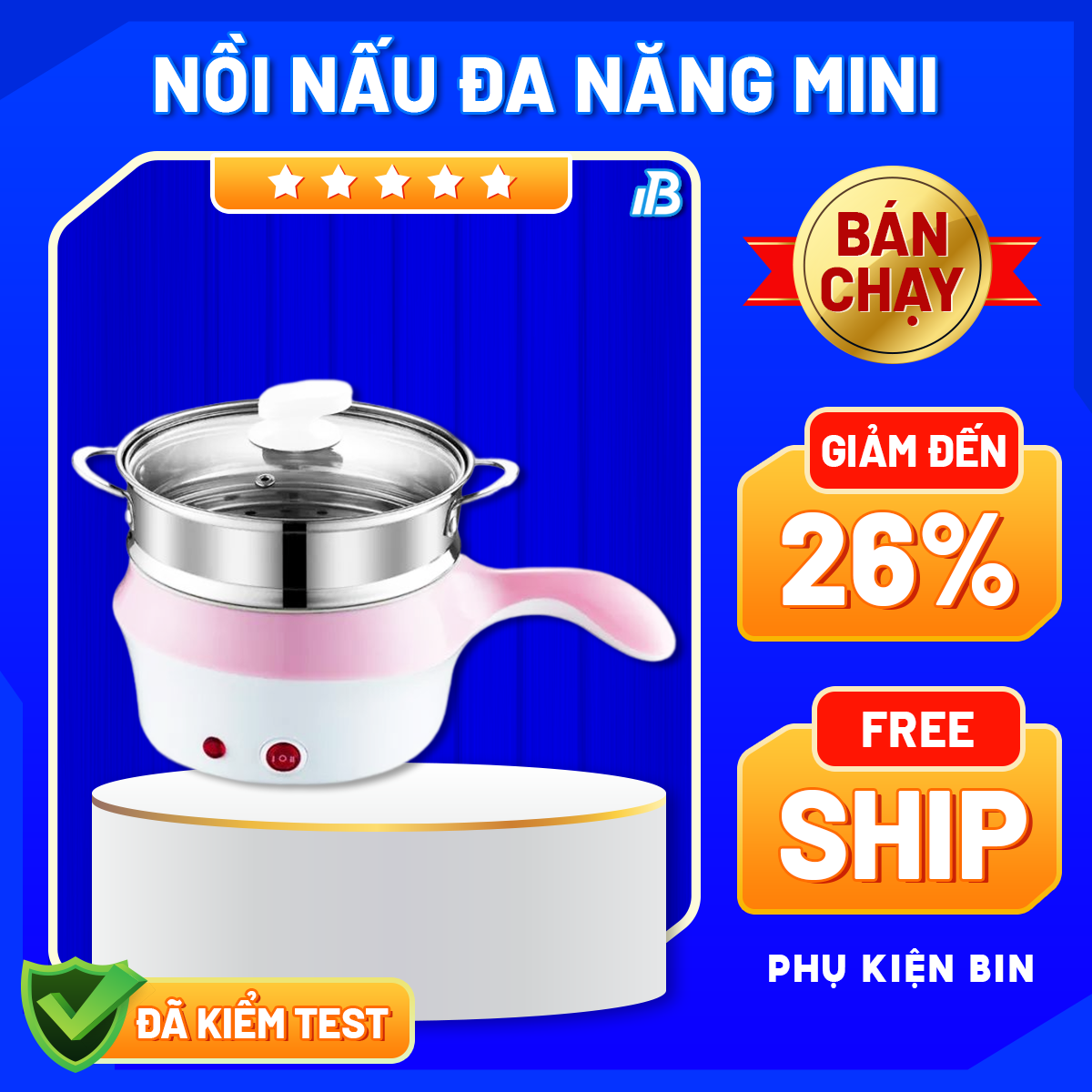 Ca điện nấu mì kiêm nồi lẩu mini siêu tiện lợi + kèm vỉ hấp trứng, nồi lẩu điện mini, nồi nấu thức ăn, nồi điện hấp trứng, nồi điện luộc thức ăn, ca nấu mì siêu tốc, nồi nấu đa năng mini