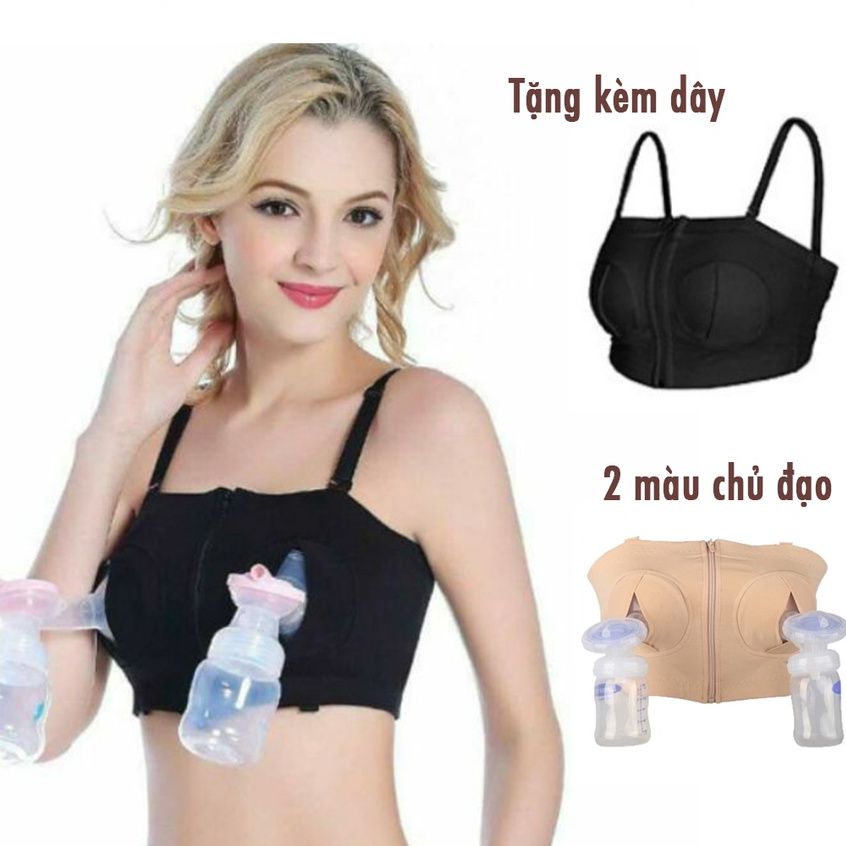 Áo hút sữa rảnh tay có dây áo tiện dụng cho mẹ
