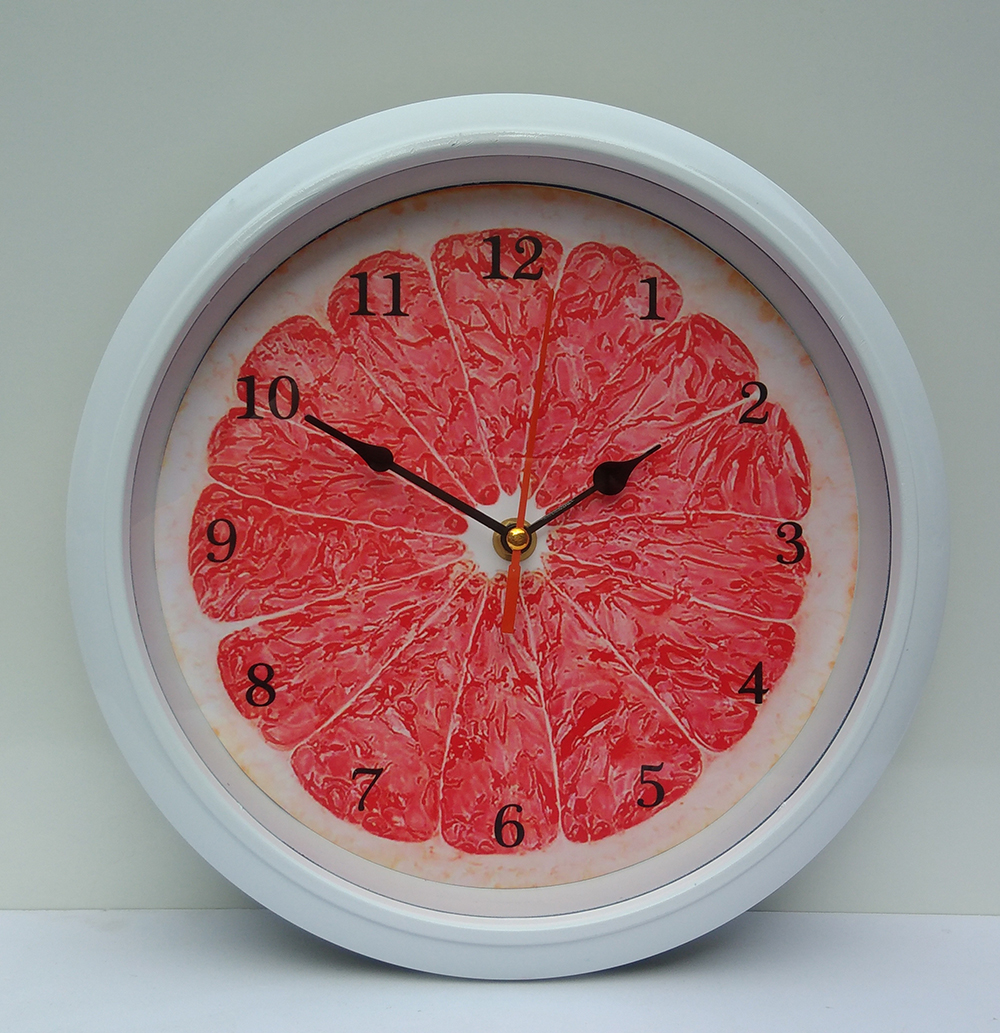 ( Freeship Max ) Đồng hồ treo tường kim trôi quả cam đào