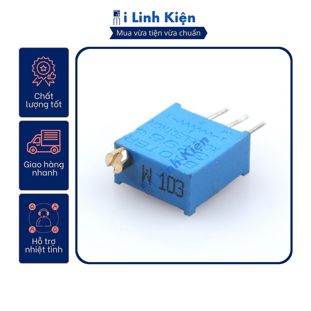 Biến trở vi chỉnh 3296w-103 10k chất lượng tốt