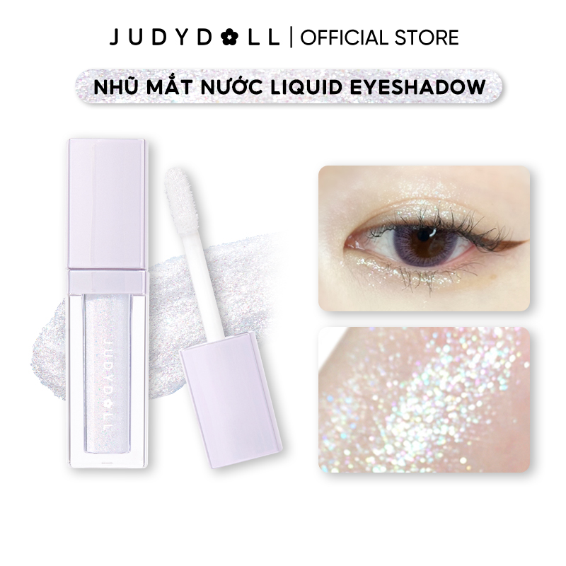 Judydoll Phấn Mắt Charming Chống Nước Dạng Lỏng Lấp Lánh 8 Màu-Kosmetik Rich Colour Bền Lâu Trang Điểm Mắt Mỹ Phẩm Làm Đẹp