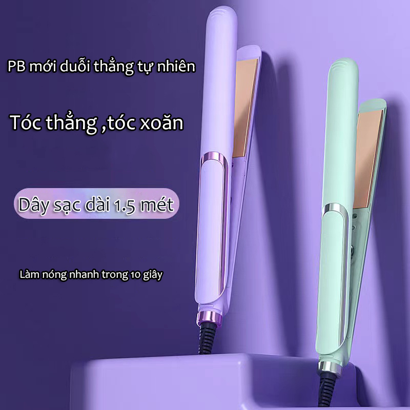 BH12 tháng,Máy kẹp duỗi tóc,Máy duỗi tóc,Gốm Tourmaline Bảo,ép thẳng, uốn cúp xoăn lọn đa năng 3in1