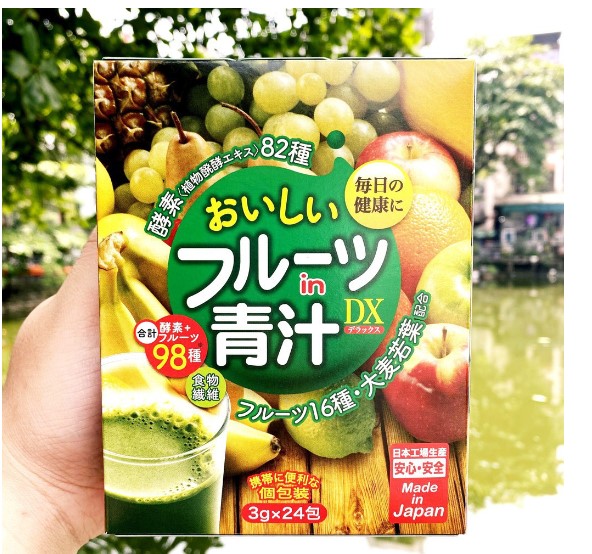 Bột nước ép trái cây tổng hợp ,Bột nước ép trái cây tổng hợp Japan Gals 98 loại trái cây, bột trái cây cho bé, bột trái cây tổng hợp cho bé -LỆ MY STORE