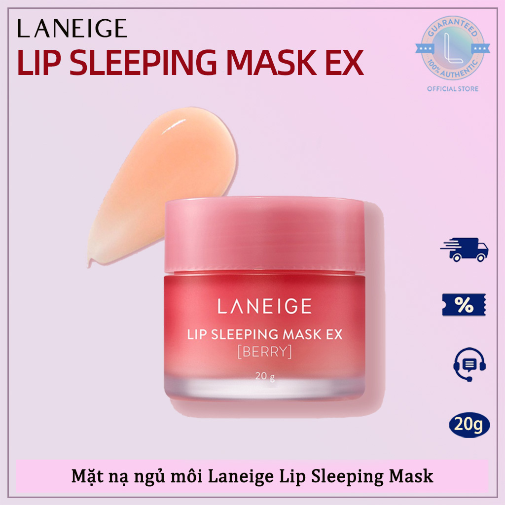 Mặt nạ ngủ môi Laneige Lip Sleeping Mask 3g/20g Laneige Dưỡng Môi Dưỡng Ẩm lip glowy balm