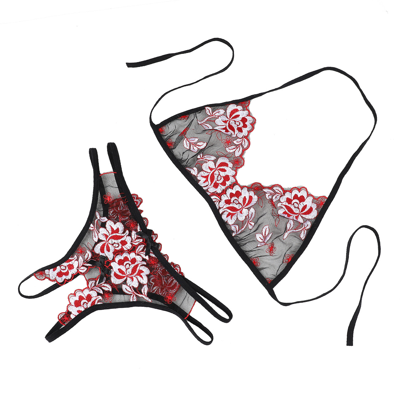 Bộ đồ lót ren thêu hoa sexy DL473