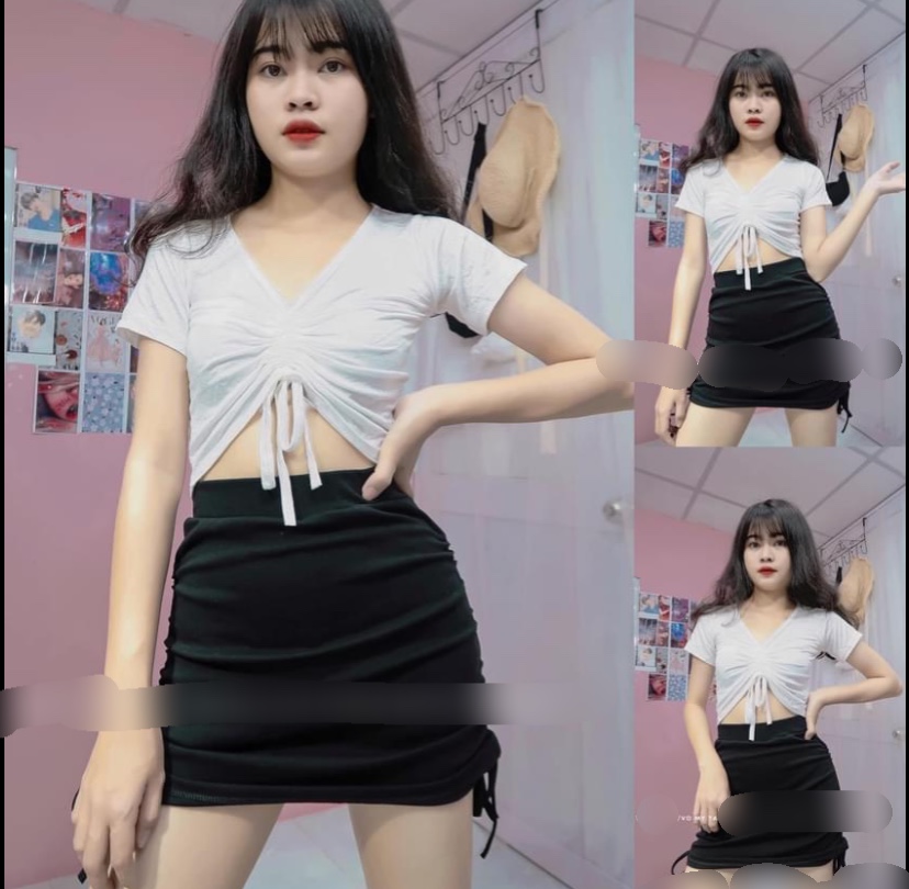 Chân váy rút dây 2 bên hotgirl hàng đẹp | Shopee Việt Nam