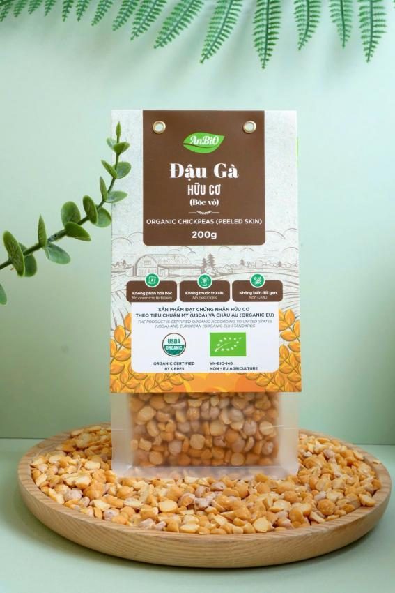 Đậu Gà Hữu Cơ AnBiO, là nguồn dinh dưỡng tự nhiên, giàu protein thực vật, chất xơ và khoáng chất thiết yếu