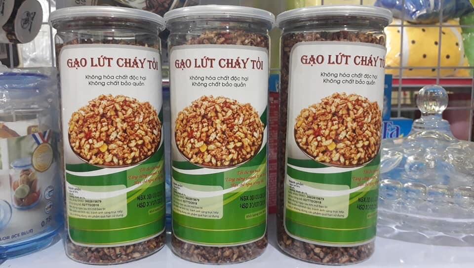 Gạo Lứt Cháy Tỏi