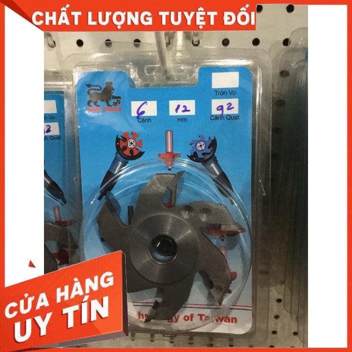 Dao phay gỗ định hình 6 cánh dày 12mm