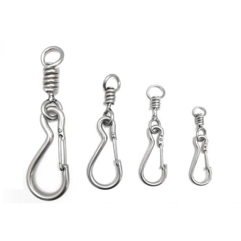 Móc khóa inox 304 chống xoắn cao cấp