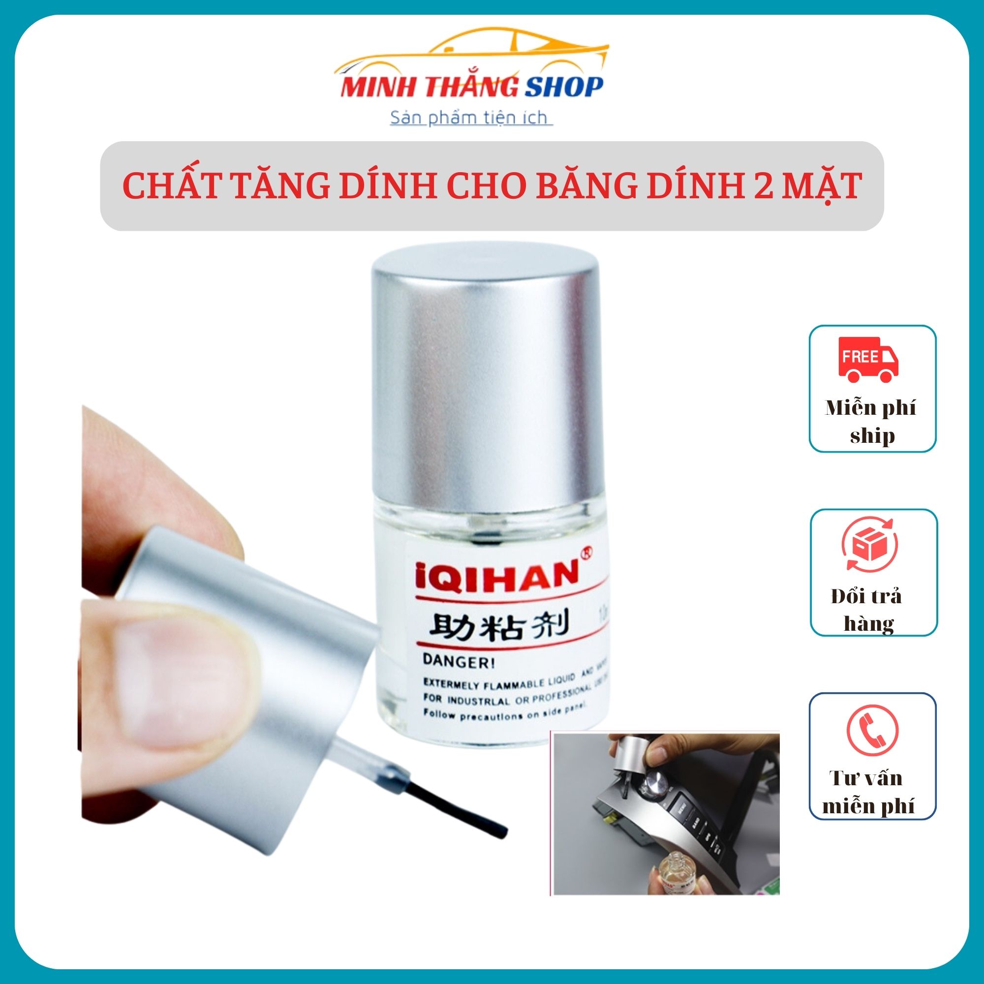 Keo tăng dính 3m, dán gioăng ron cao su, chất dung môi tăng bám dính cho lớp 3m
