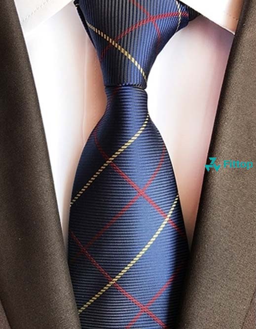 Cà vạt nam thanh lịch công sở 8cm fittop cavat-006
