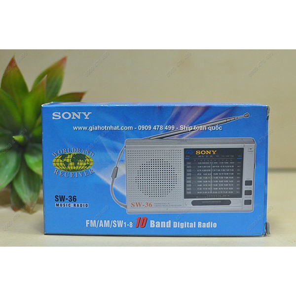 Đài Radio SW-36 Loa Nghe Nhạc Nghe Đài Fm Cho Người Già Giá Rẻ, Loa Nghe Nhạc Có Đài FM, Radio Mini Nghe Nhạc Đài FM, Đài FM Radio Sony Mini SW-36, Đa Băng Tần , Sóng khỏe, âm thanh sống động
