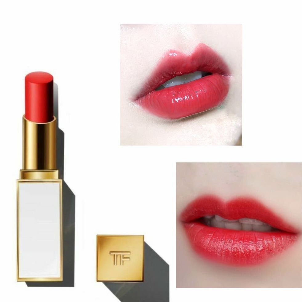 Son to.m. .f.o.r.d soleil ultra shine lip color số 07 willful màu đỏ hồng cam thỏi 3,3gr của bỉ