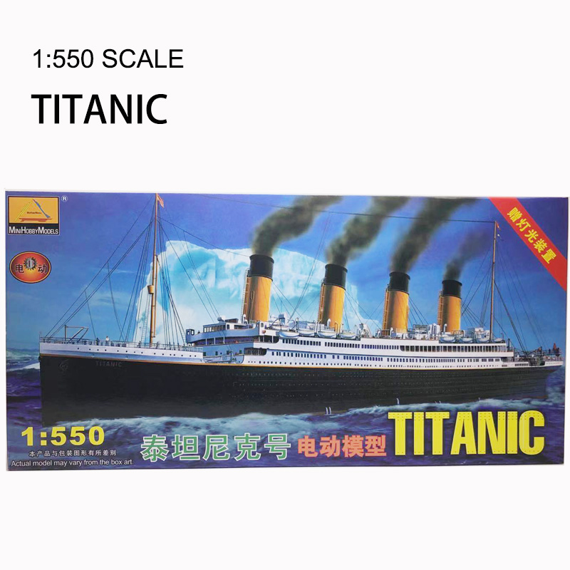 1 550 RMS Titanic mô hình xây dựng bộ dụng cụ lắp ráp tàu nhựa mô hình với