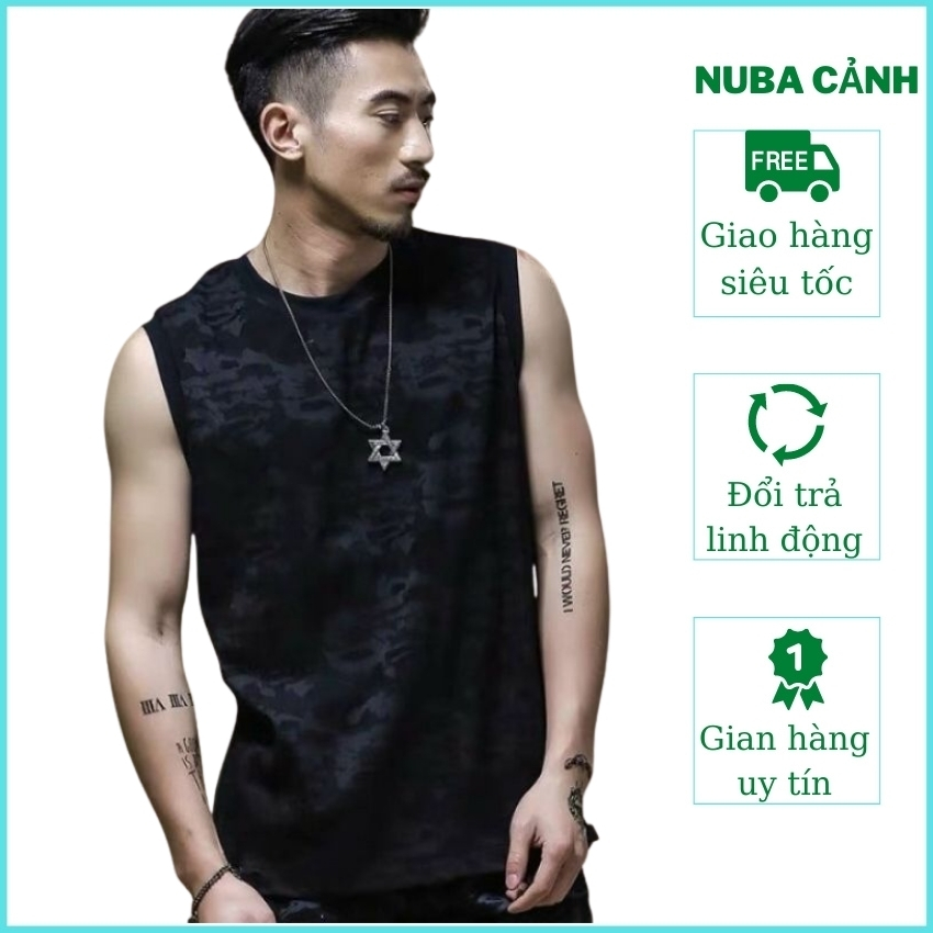 Áo thun ba lỗ nam mẫu mới chất vải thể thao cao cấp thấm hút mồ hôi phong cách hàn quốc,TM 01