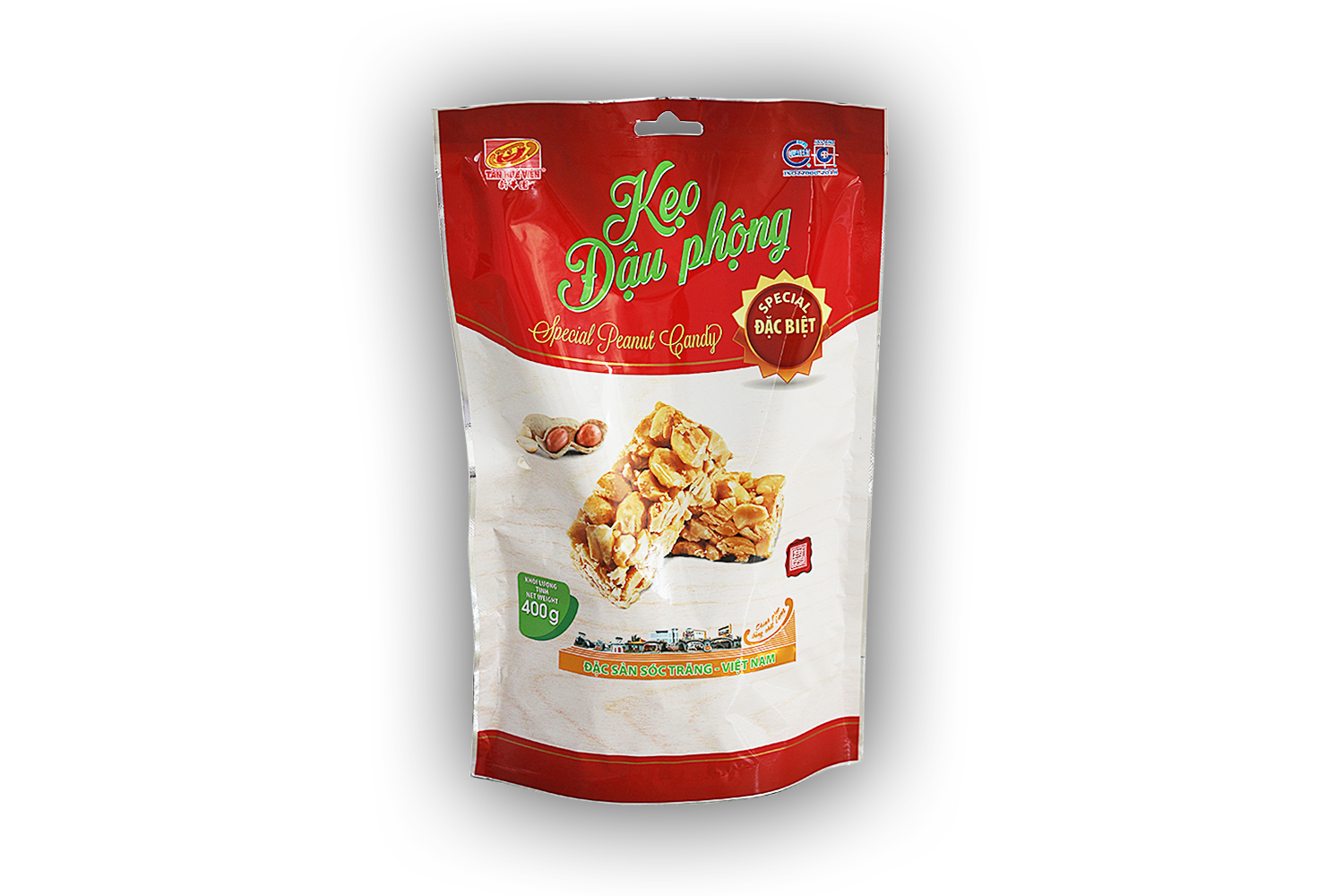 Kẹo đậu Phộng 400g đặc biệt_Tân Huê Viên