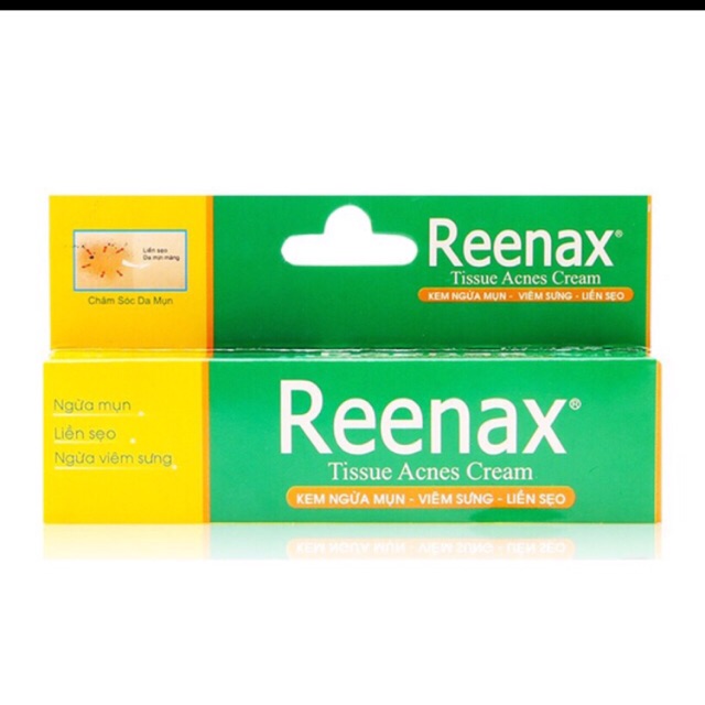 Reenax kem ngừa mụn viêm sưng liền sẹo