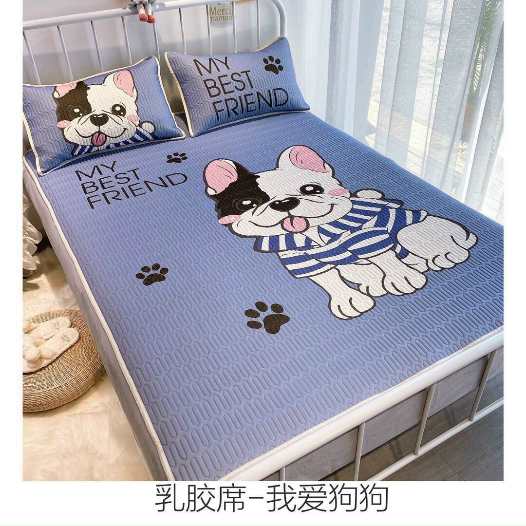 [HCM][CHUẨN LOẠI 1] Chiếu điều hòa latexxx cao su non mát rượi có lớp chống thấm TẶNG 2 VỎ GỐI. Bộ 3 Món - Chiếu Điều Hòa Cao Su Non Tencel Latax Cao Cấp Loại 1 - Chiếu Làm Mát Họa Tiết 2021 - Quà Tặng Hấp Dẫn