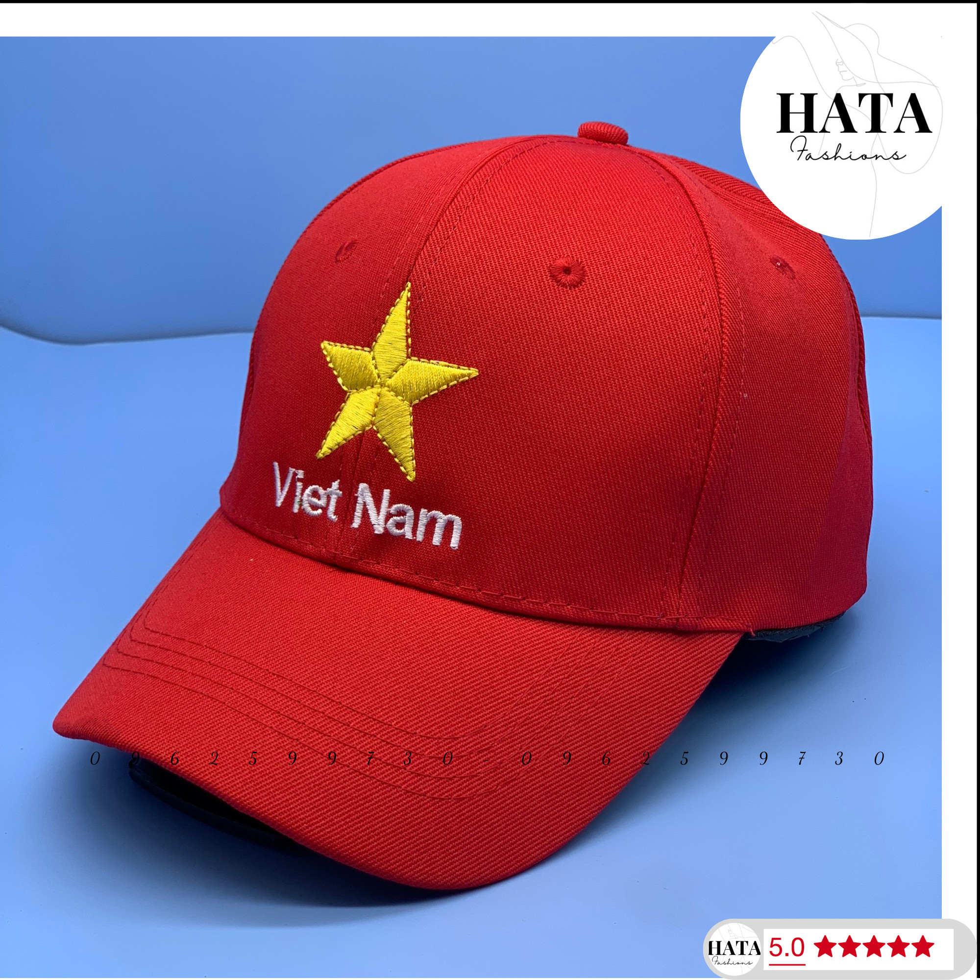 NÓN KẾT VIỆT NAM,  LÁ CỜ VIỆT NAM THỜI TRANG, MŨ LƯỠI TRAI THÊU SAO VÀNG