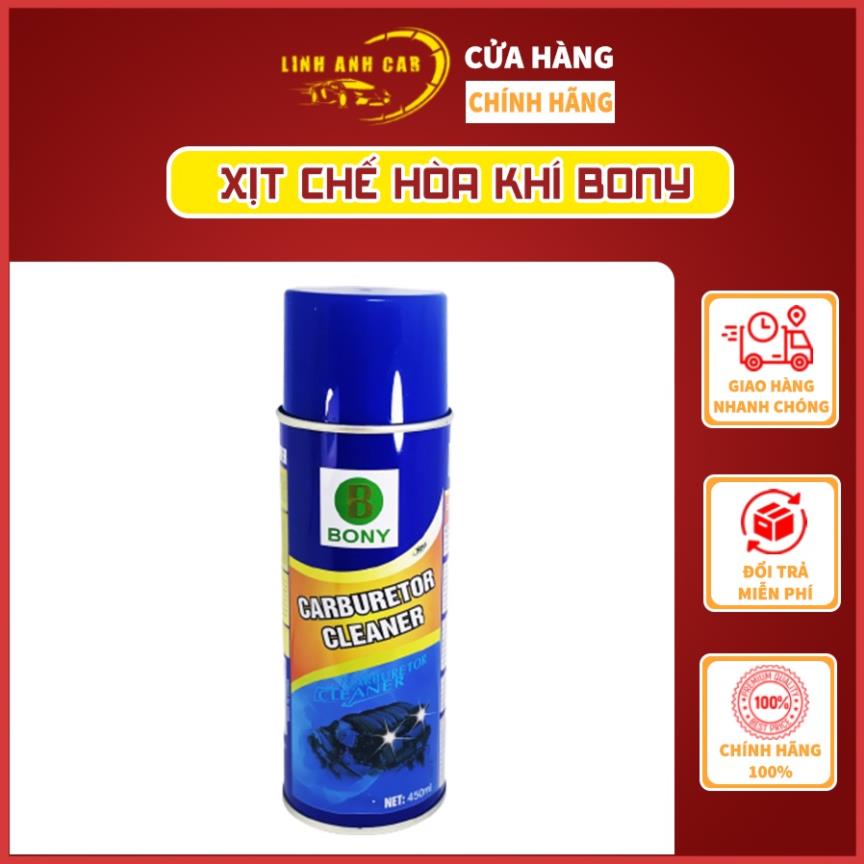 Chai xịt chế hòa khí Bony - Hàng Chính Hãng