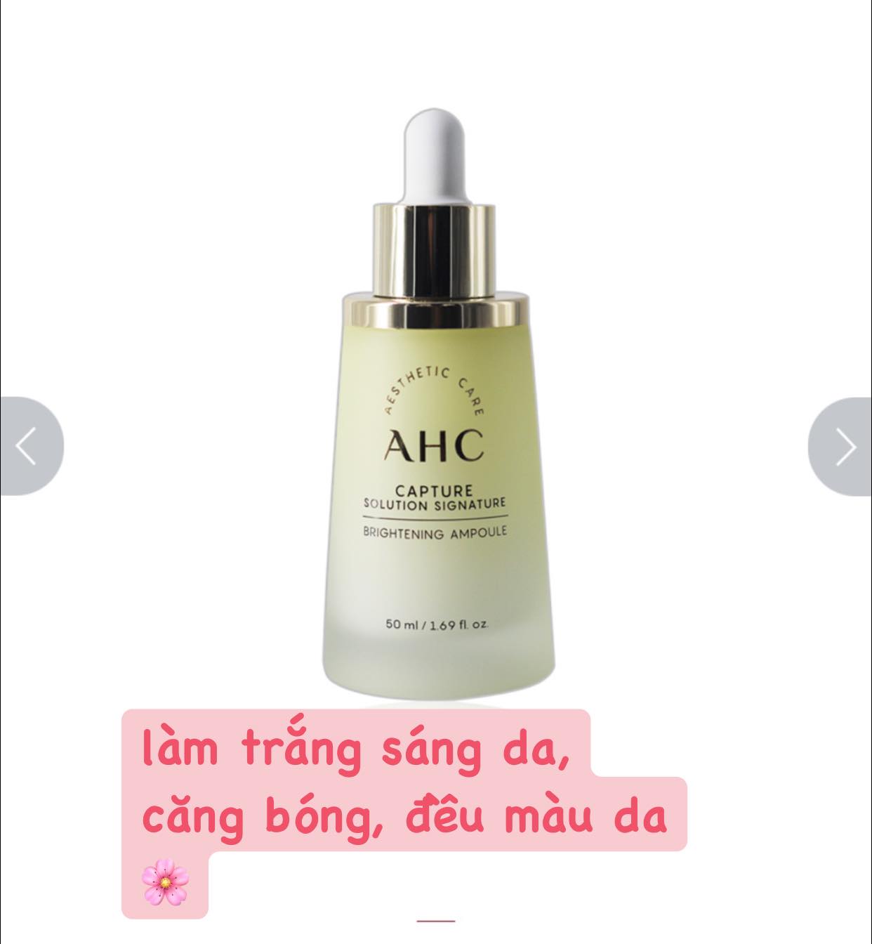 [HCM]Tinh chất AHC Capture Solution Prime Ampoule – Màu Vàng (Trắng Da Căng Bóng)