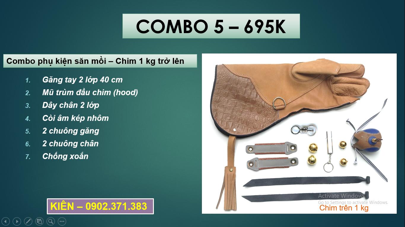 [HCM]Combo 5 - Phụ kiện chim săn mồi