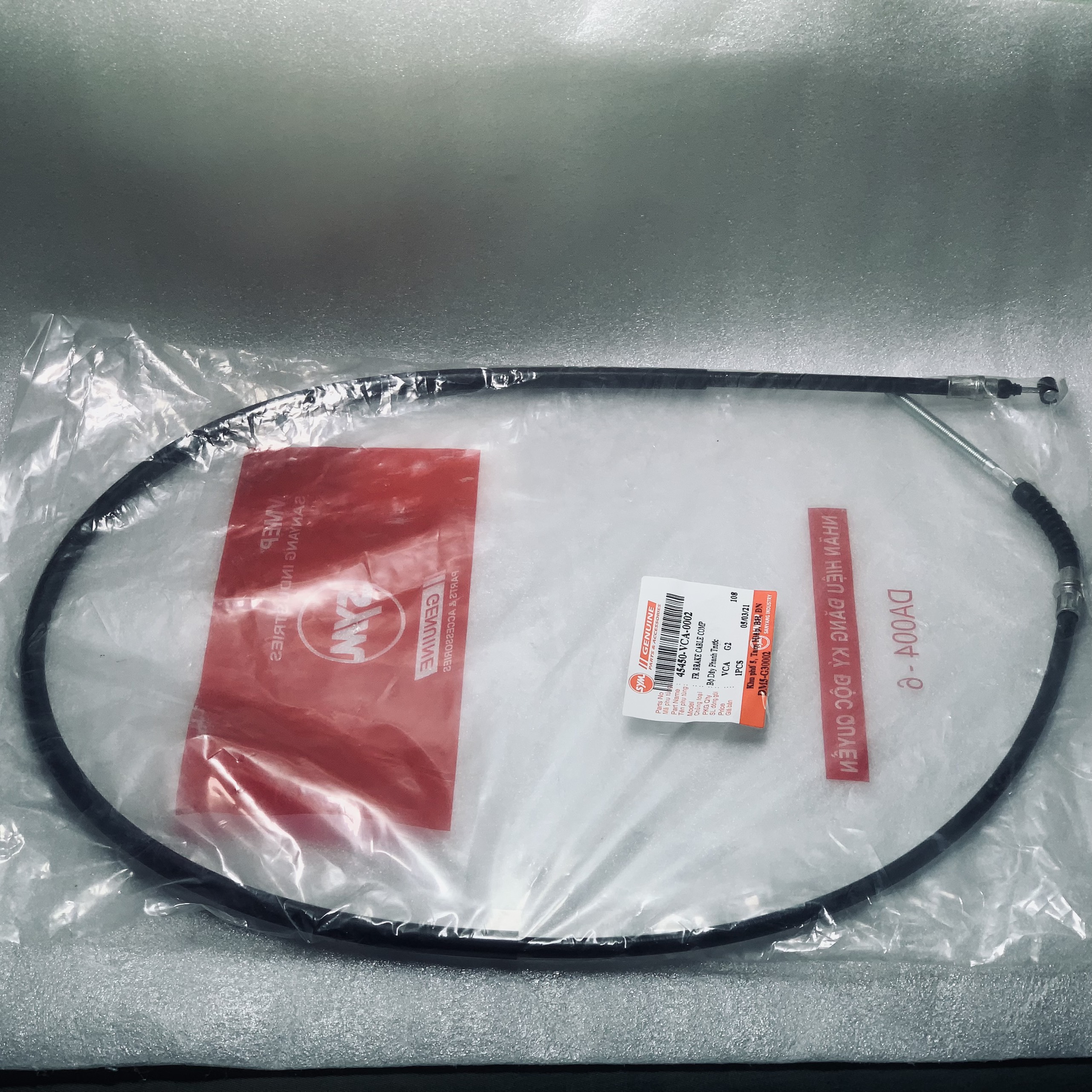 Bộ dây phanh trước angela 50cc