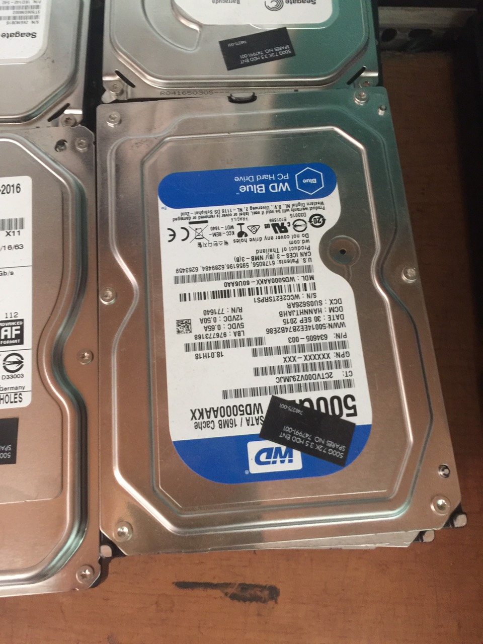 Ổ cứng máy bàn chính hãng Seagate , Western, Toshiba 500gb 7200rpm