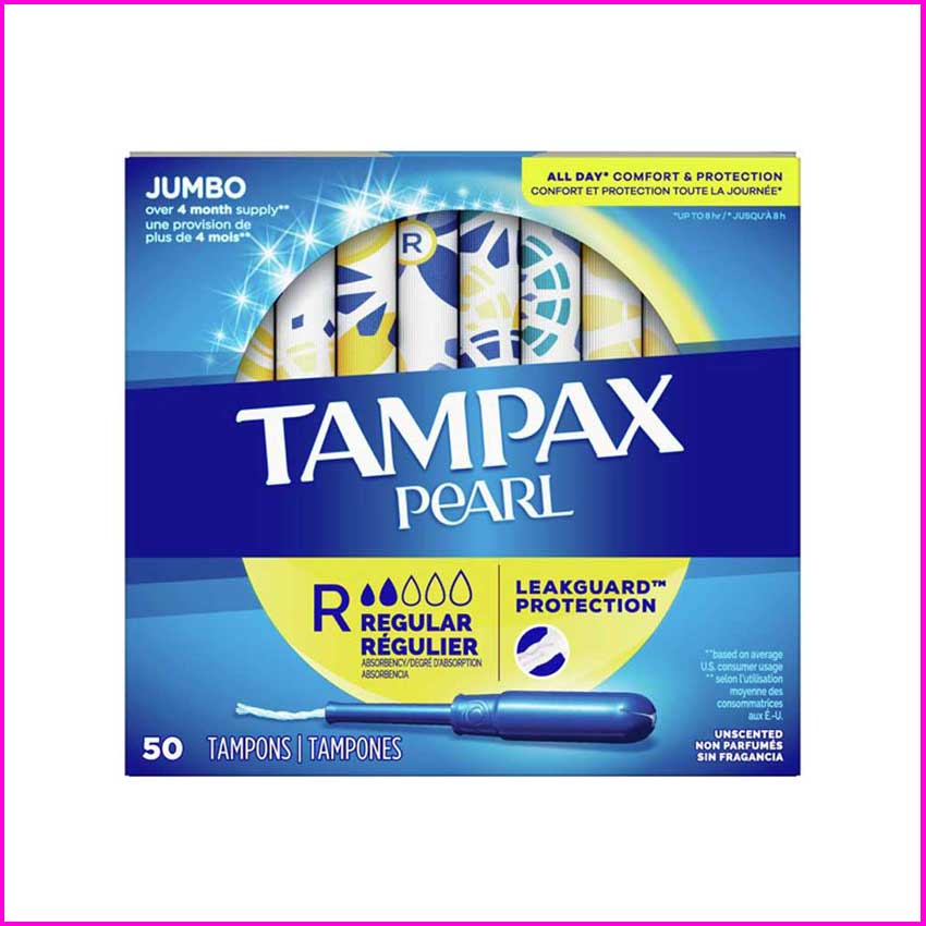 Băng vệ sinh Tampon siêu thấm Tampax Pearl Regular - Loại 2 giọt
