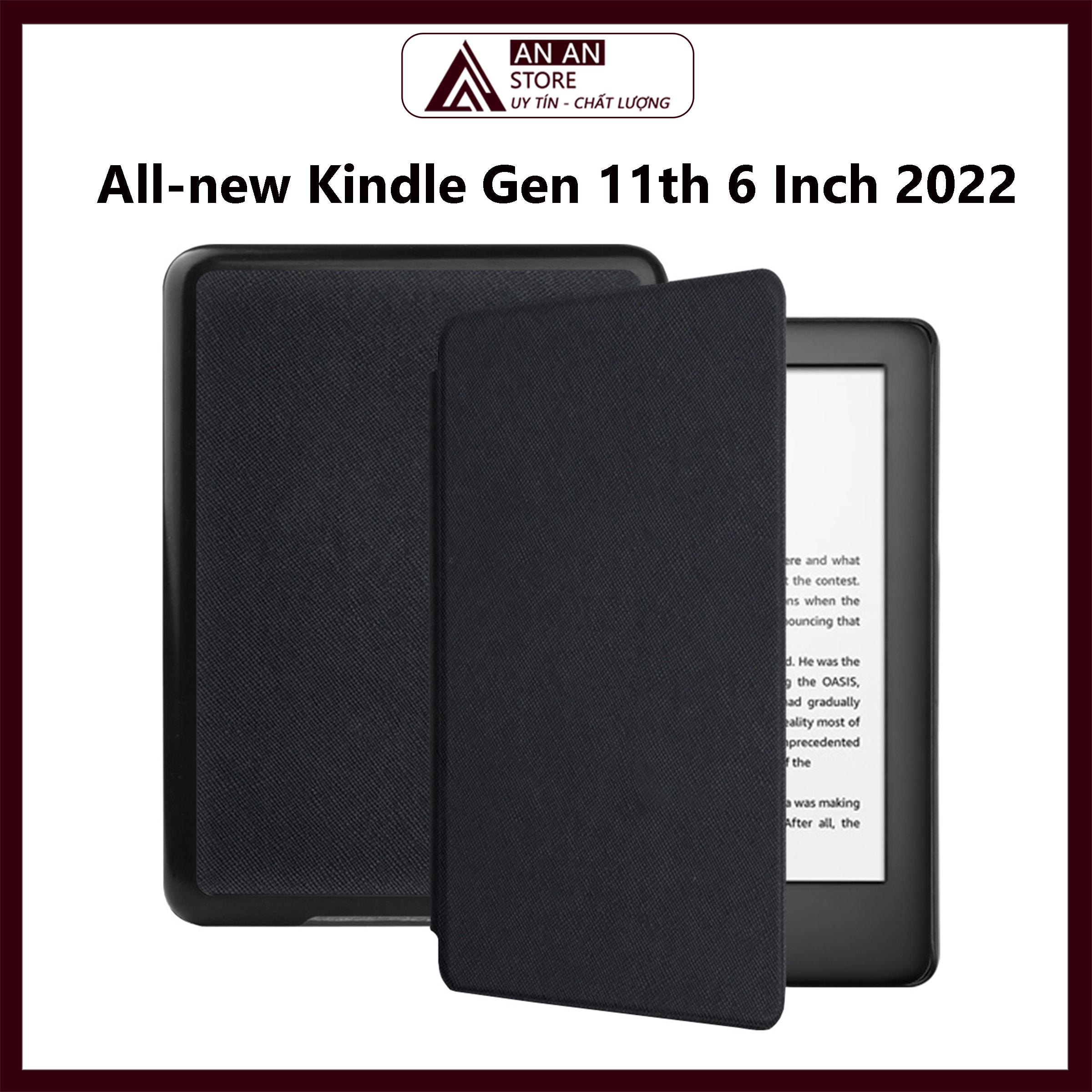 Bao da cover cho all-new kindle gen 11th 2022 nhựa xước smart cover máy đọc sách